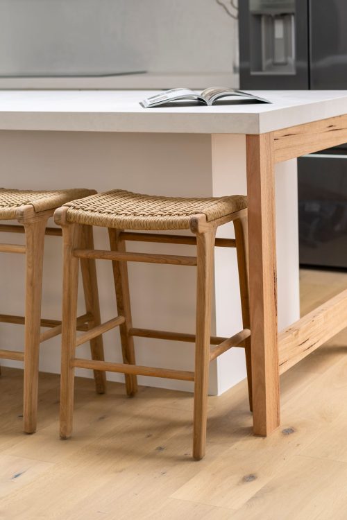 Coastal design bar stool
