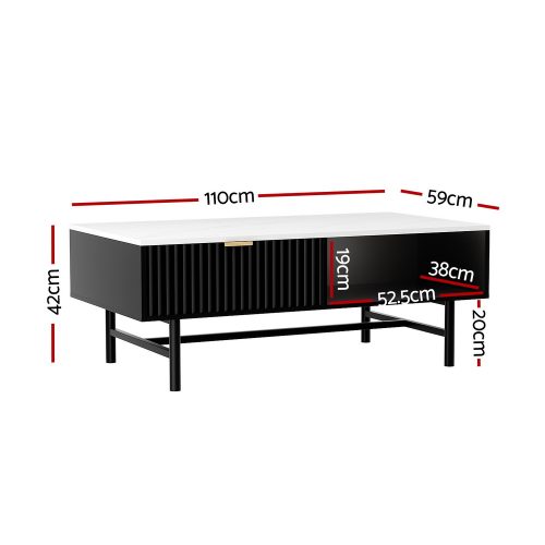 Coffee table with storage
