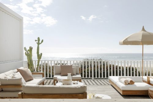 Durable patio double lounger