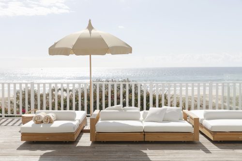 Garden relaxation sunbed