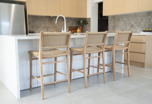 Handmade counter stool