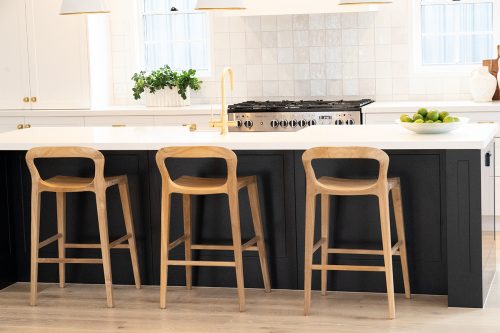 Handmade wooden stool