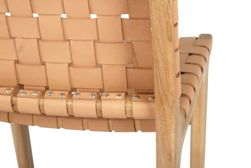 High-quality leather counter stool