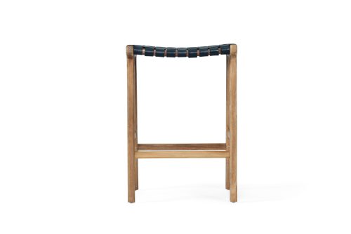 Leather saddle stool