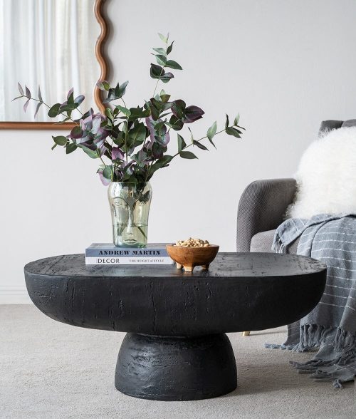 Luxury cement coffee table