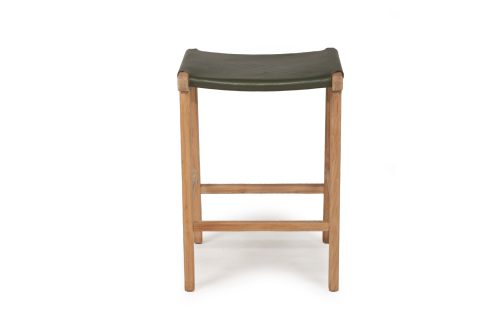 Modern leather bar stool