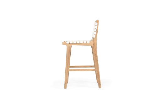 Modern leather bar stool