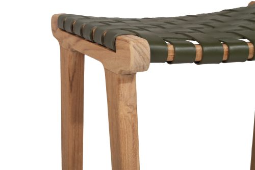 Modern leather stool