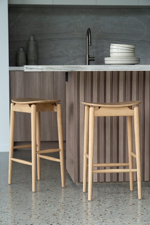 Natural counter stool