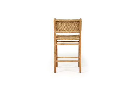 Natural fiber stool