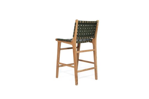 Olive green counter stool