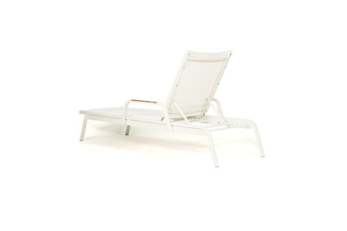 Poolside chaise lounge
