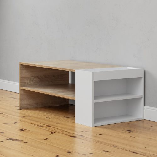 Solid wood coffee table