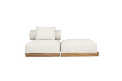 Space-saving patio sofa