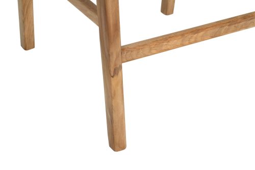 Tan leather bar stool