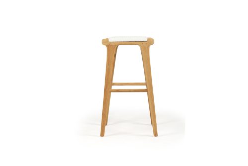 White bar stool
