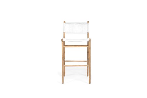 White bar stool