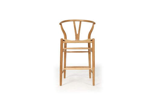 Wishbone Counter Stool – Natural Oak