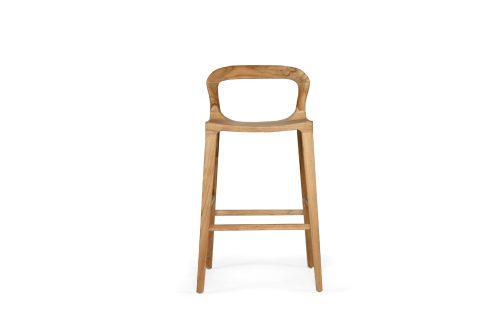 Wooden counter stool