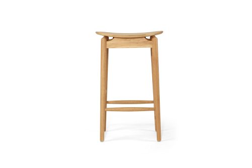 Wooden counter stool