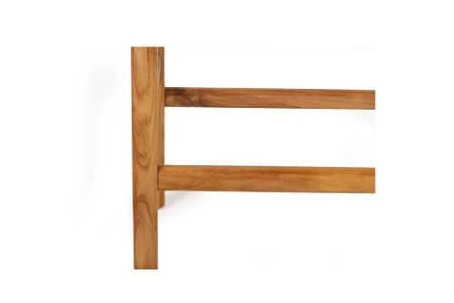 Wooden frame saddle stool