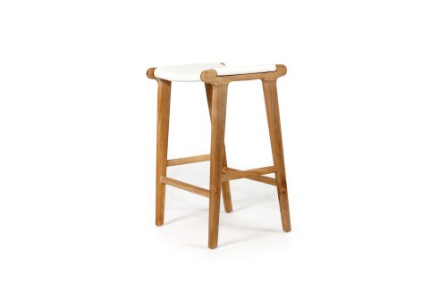 Wooden frame stool