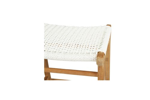 Woven bar stool