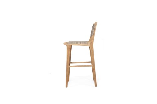 Woven bar stool