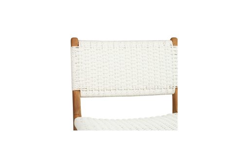 Woven counter stool