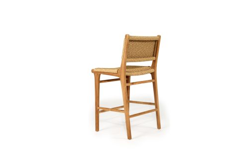 Woven counter stool