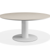 Orb LOW Dining Table 150cm - Outdoor - Alabaster Ceramic Top