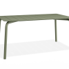 Roku Dining Table 160cm - Outdoor - Matte Eucalyptus Green