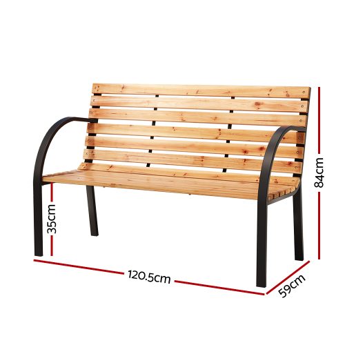120cm outdoor bench