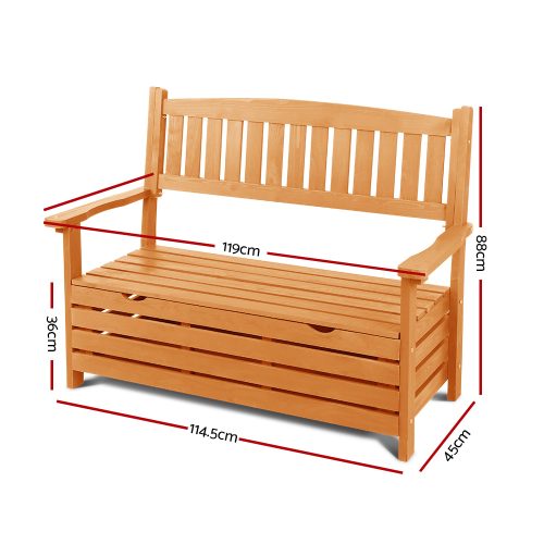 2-seater patio bench