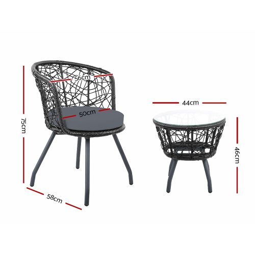 3-piece outdoor furniture
