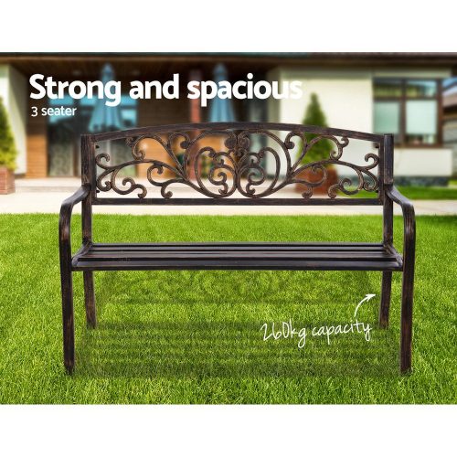 3-seater outdoor bench