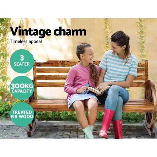 3-seater patio bench
