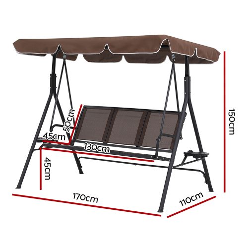 3-seater patio swing
