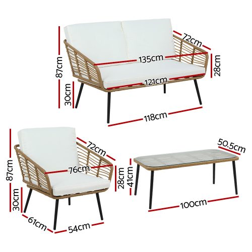 4-piece patio furniture