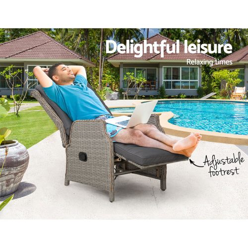 Adjustable patio loungers