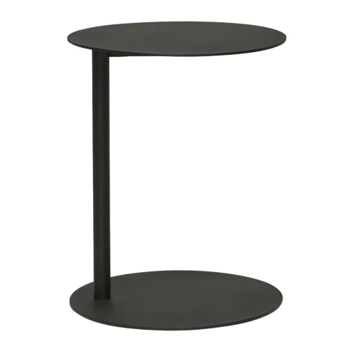 Aperto Ali Round Side Tables - Black