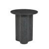 Artie Outdoor Wave Side Table - Black Speckle