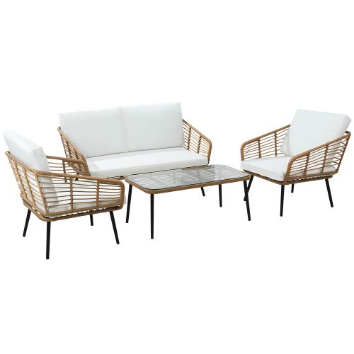 Backyard lounge setting
