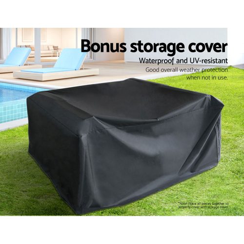 Backyard seating set