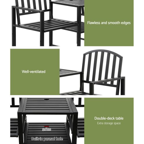 Backyard seating set
