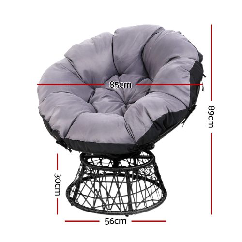 Black patio furniture