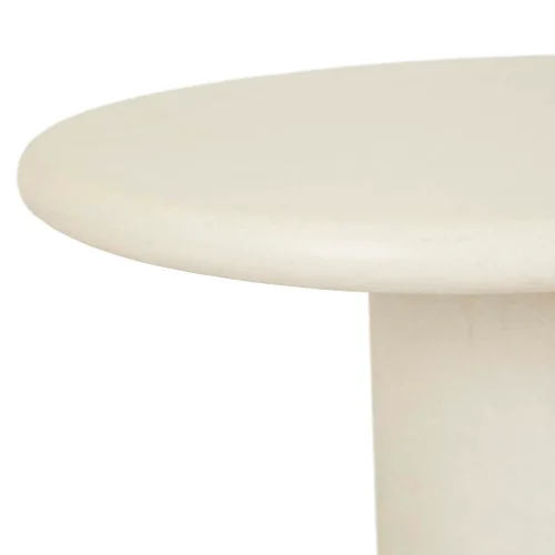 Curved dining table