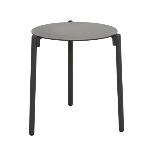 Delphi Side Table - Charcoal Aluminium