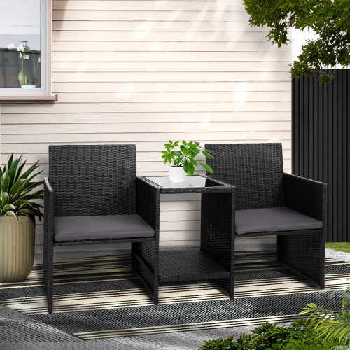 Durable patio loveseat