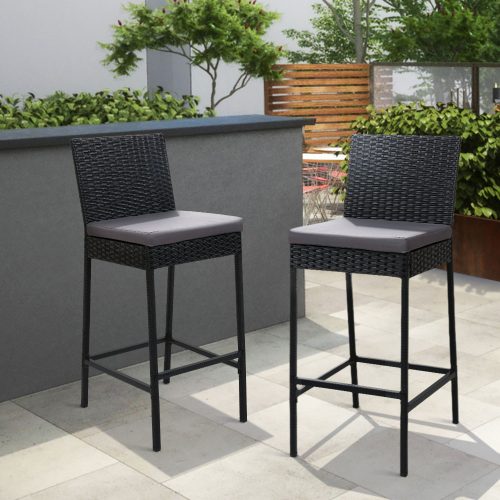 Durable rattan stools